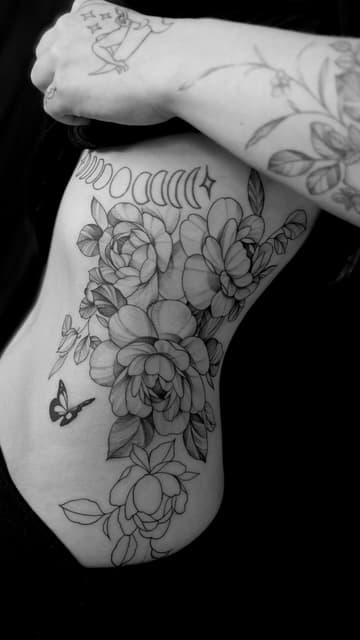 Fine line Flowers